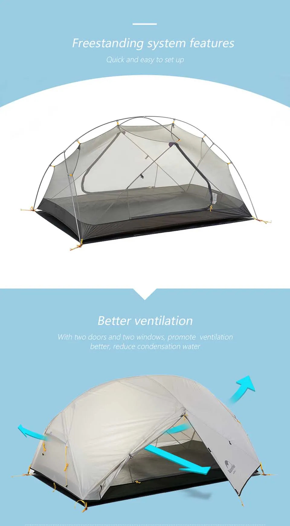 Naturehike Mongar 2 Person Tent