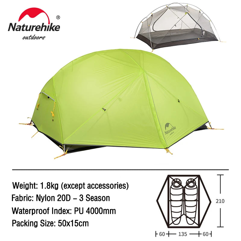 Naturehike Mongar 2 Person Tent