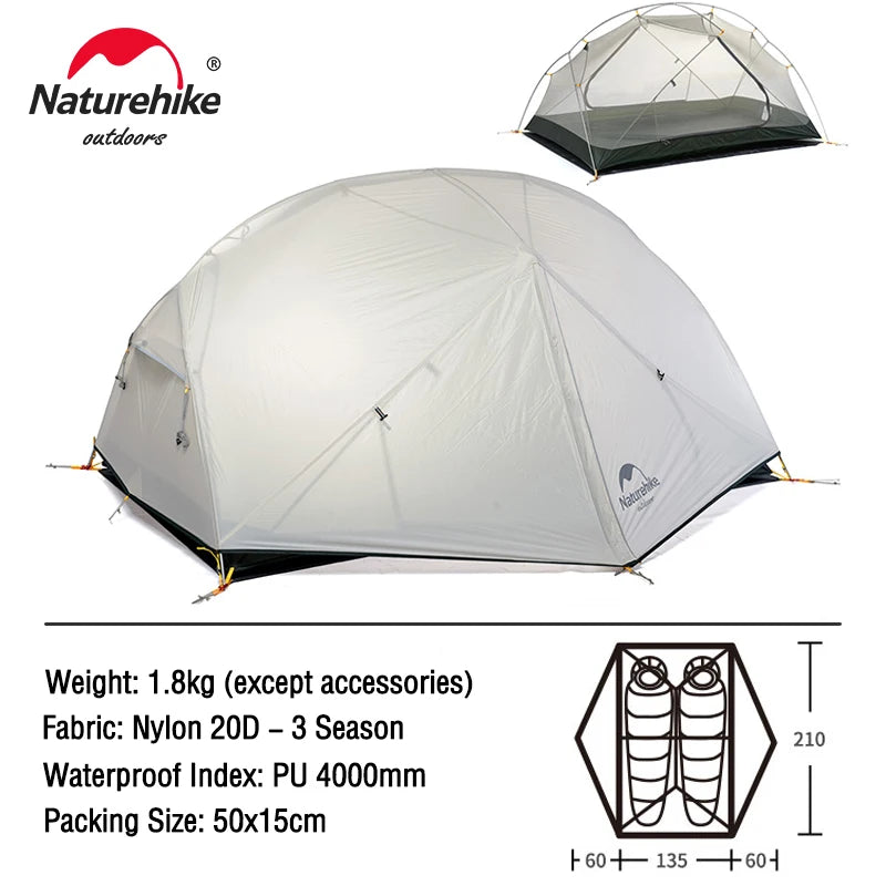 Naturehike Mongar 2 Person Tent